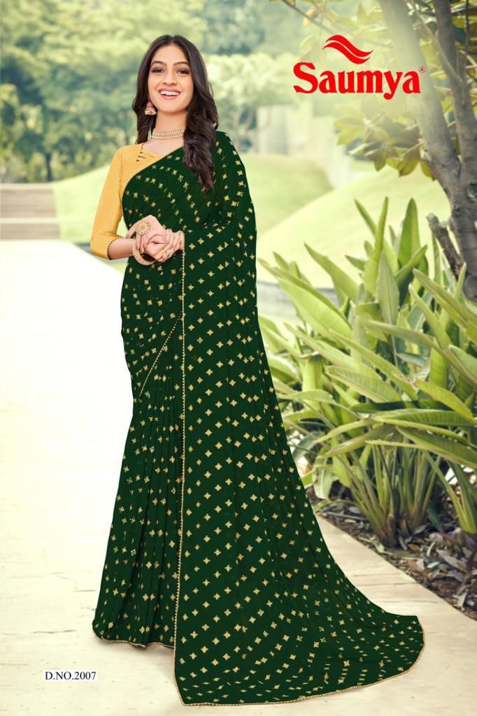 Ishita Saumya Fancy Festive Wear Wholesale Designer Sarees